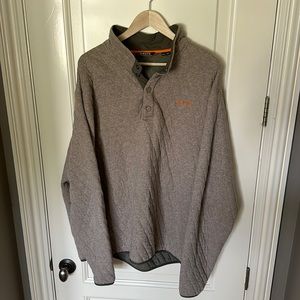 Orvis Outdoor Quilted Snap Sweatshirt XXL